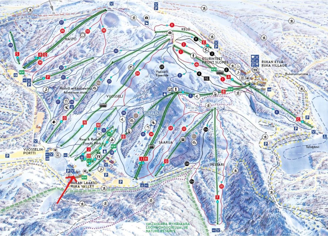 Rukavalley Unique47 Ski In - Ski Out エクステリア 写真